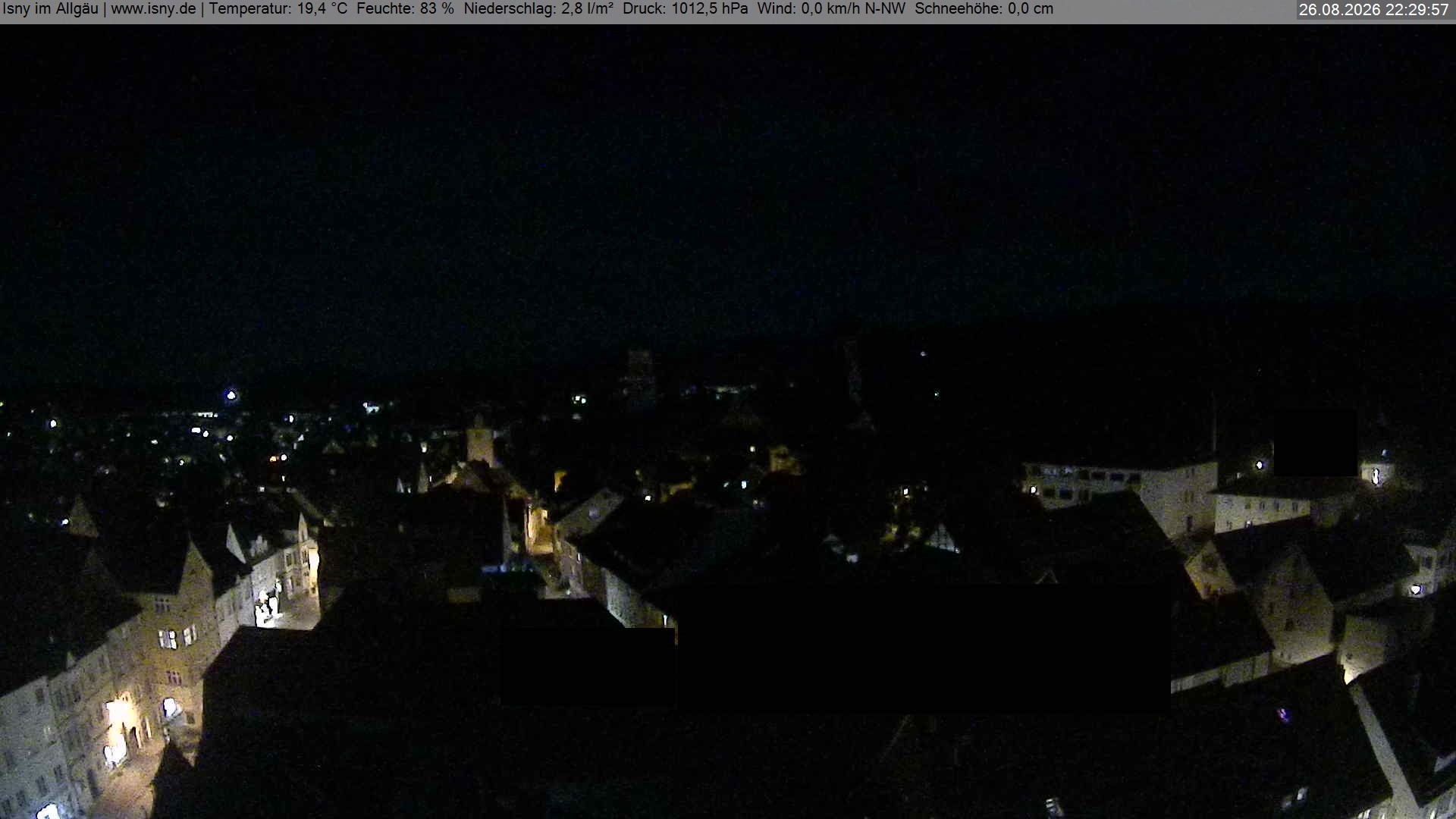 Archiv Foto Webcam Isny im Allgäu