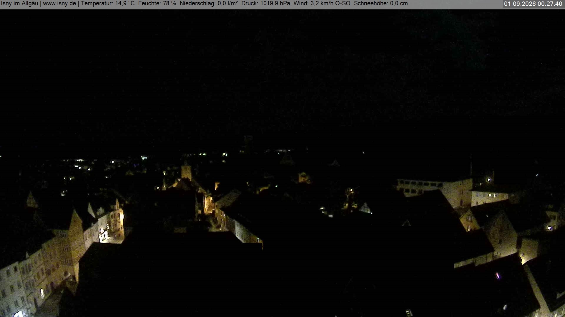 Archiv Foto Webcam Isny im Allgäu