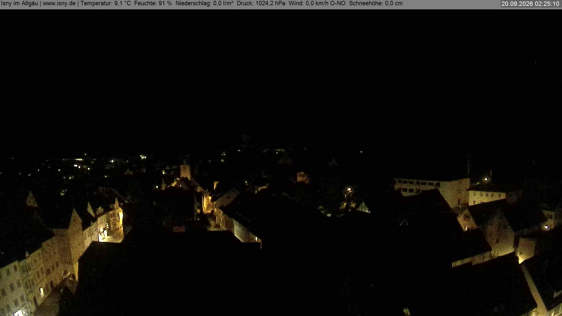 Archiv Foto Webcam Isny im Allgäu