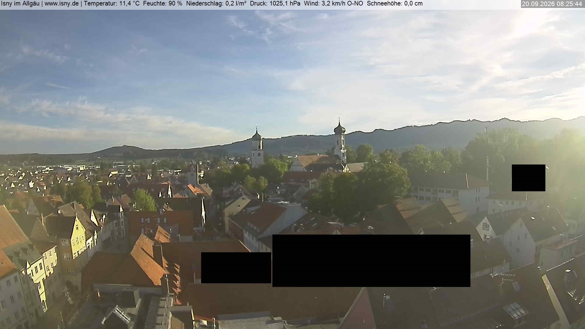 Archived image Webcam Health resort Isny