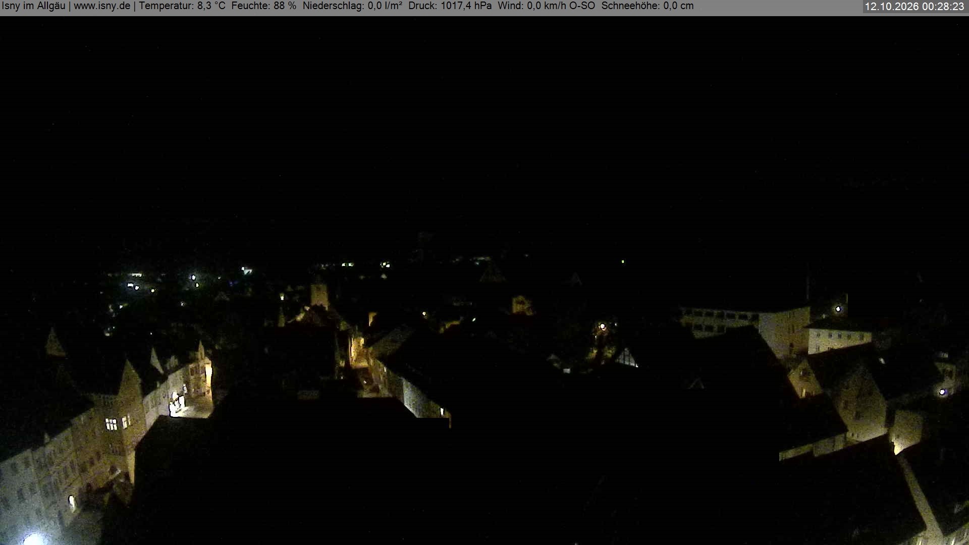 Archiv Foto Webcam Isny im Allgäu