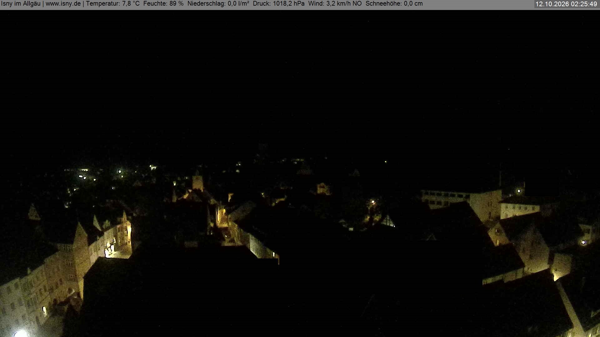 Archiv Foto Webcam Isny im Allgäu