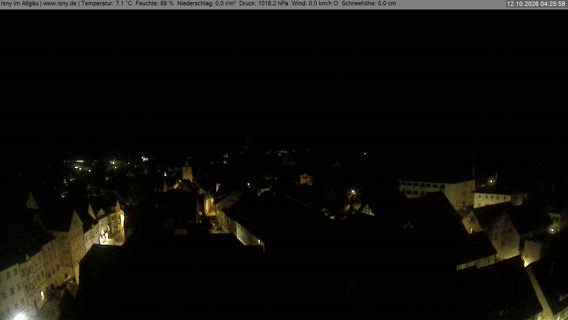 Archiv Foto Webcam Isny im Allgäu