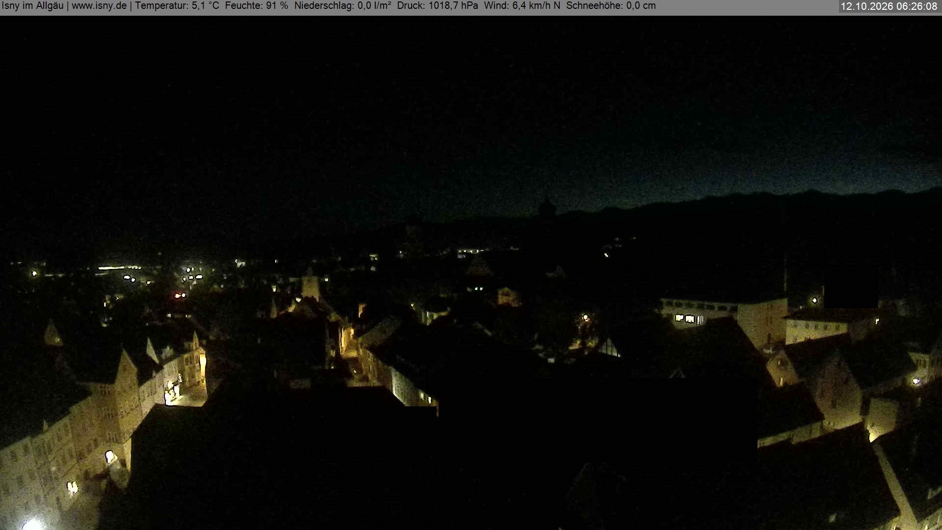 Archiv Foto Webcam Isny im Allgäu