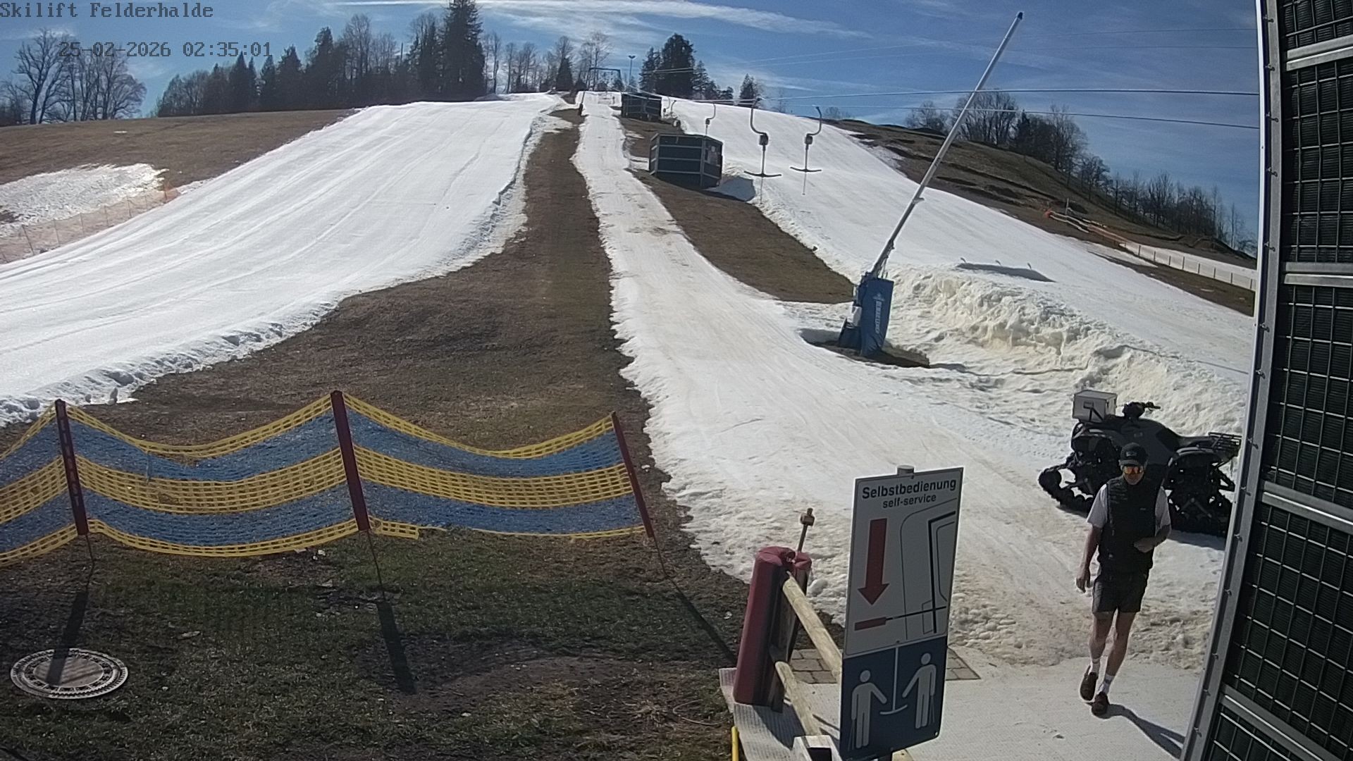 Archived image Webcam Skiing Area, Isny