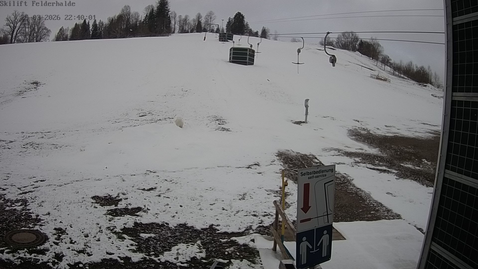 Archived image Webcam Skiing Area, Isny