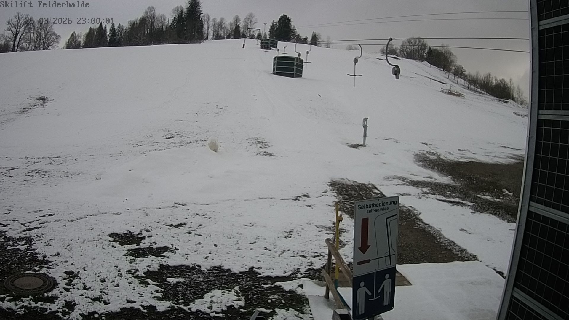 Archived image Webcam Skiing Area, Isny