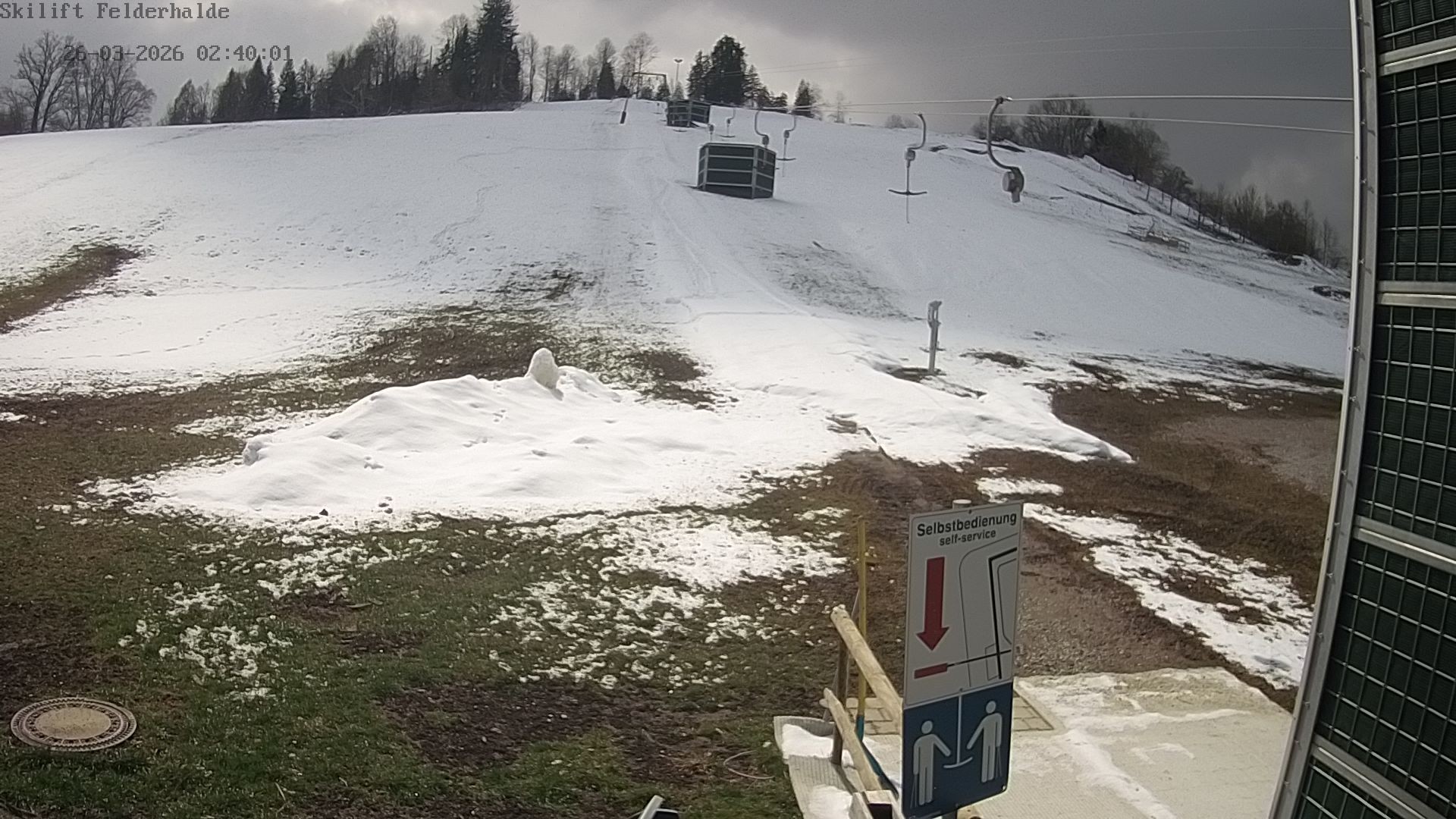 Archived image Webcam Skiing Area, Isny