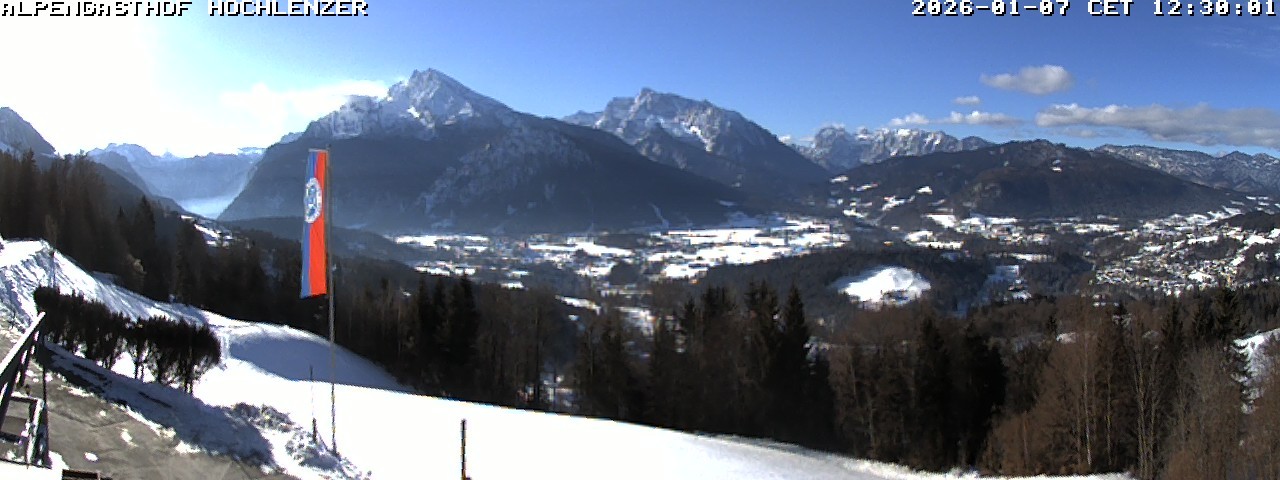 Archiv Foto Webcam Schönau am Königssee: Alpengasthof Hochlenzer
