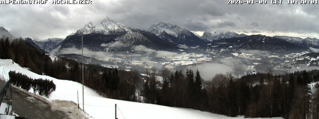 Archived image Webcam Schönau am Königssee - View Mountain Hut Hochlenzer