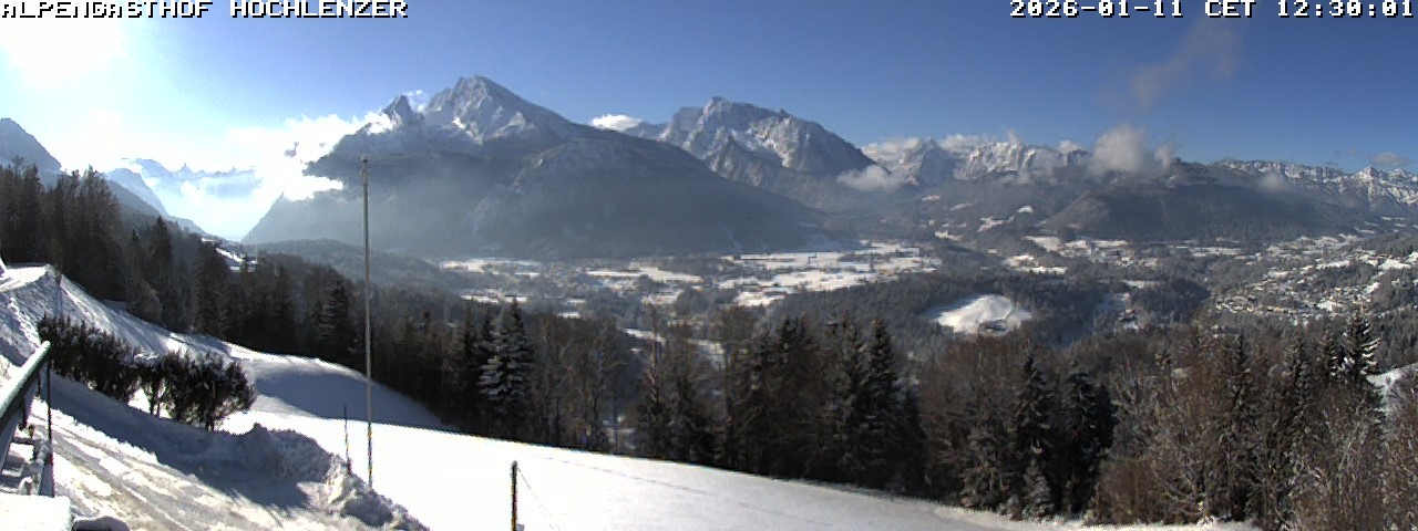 Archiv Foto Webcam Schönau am Königssee: Alpengasthof Hochlenzer