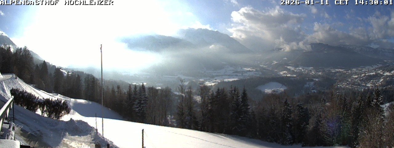 Archiv Foto Webcam Schönau am Königssee: Alpengasthof Hochlenzer