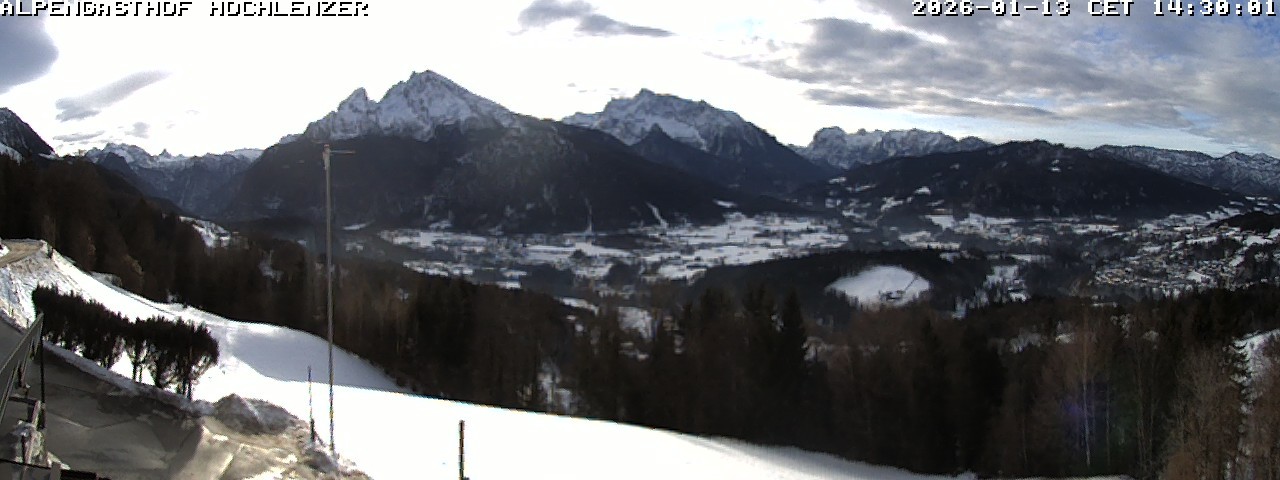 Archived image Webcam Schönau am Königssee - View Mountain Hut Hochlenzer