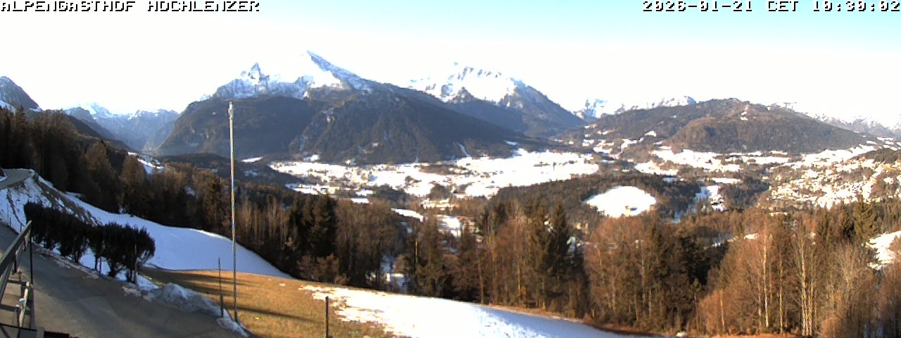 Archiv Foto Webcam Schönau am Königssee: Alpengasthof Hochlenzer