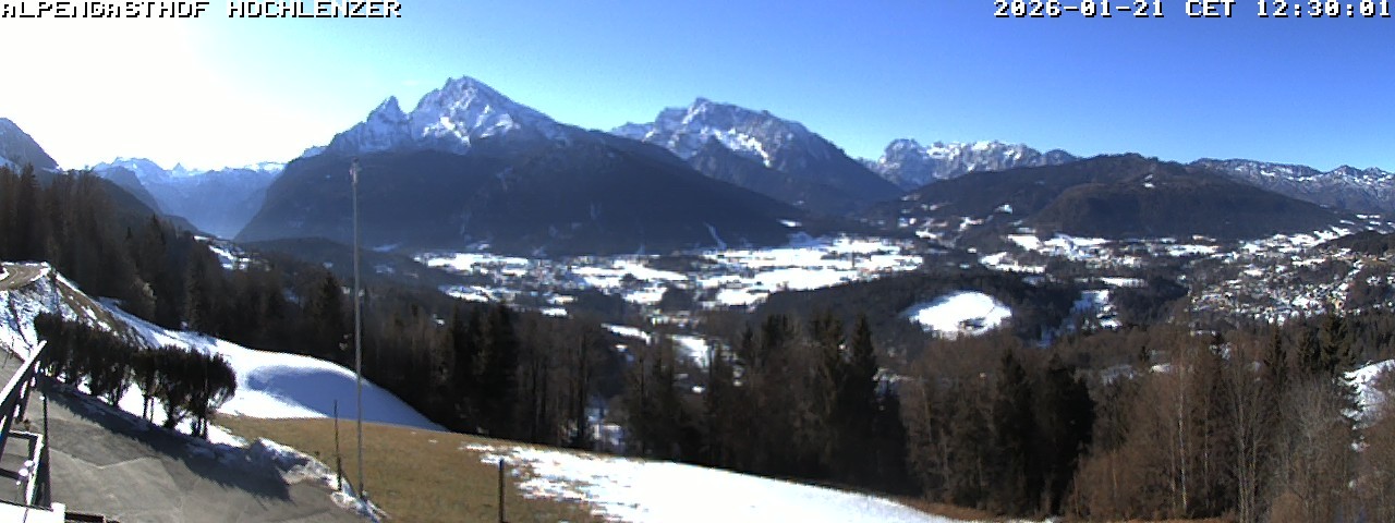 Archiv Foto Webcam Schönau am Königssee: Alpengasthof Hochlenzer