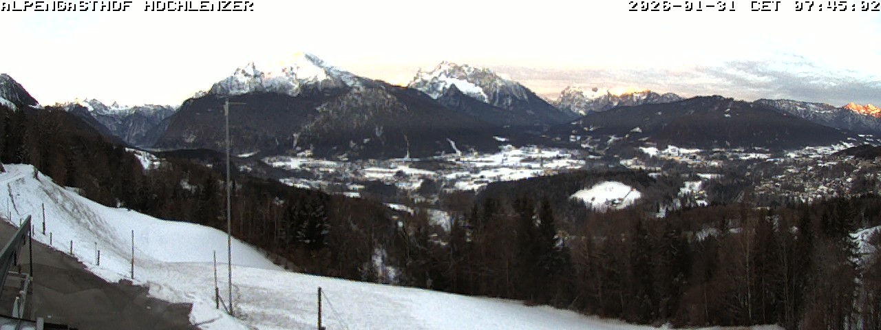 Archiv Foto Webcam Schönau am Königssee: Alpengasthof Hochlenzer