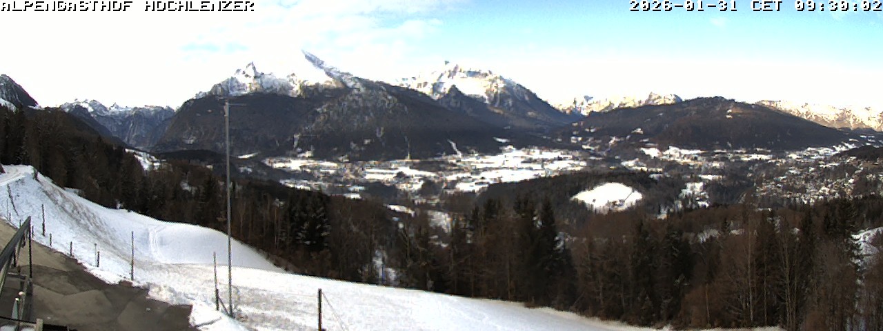 Archiv Foto Webcam Schönau am Königssee: Alpengasthof Hochlenzer