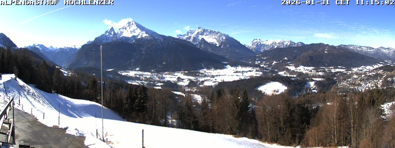 Archiv Foto Webcam Schönau am Königssee: Alpengasthof Hochlenzer