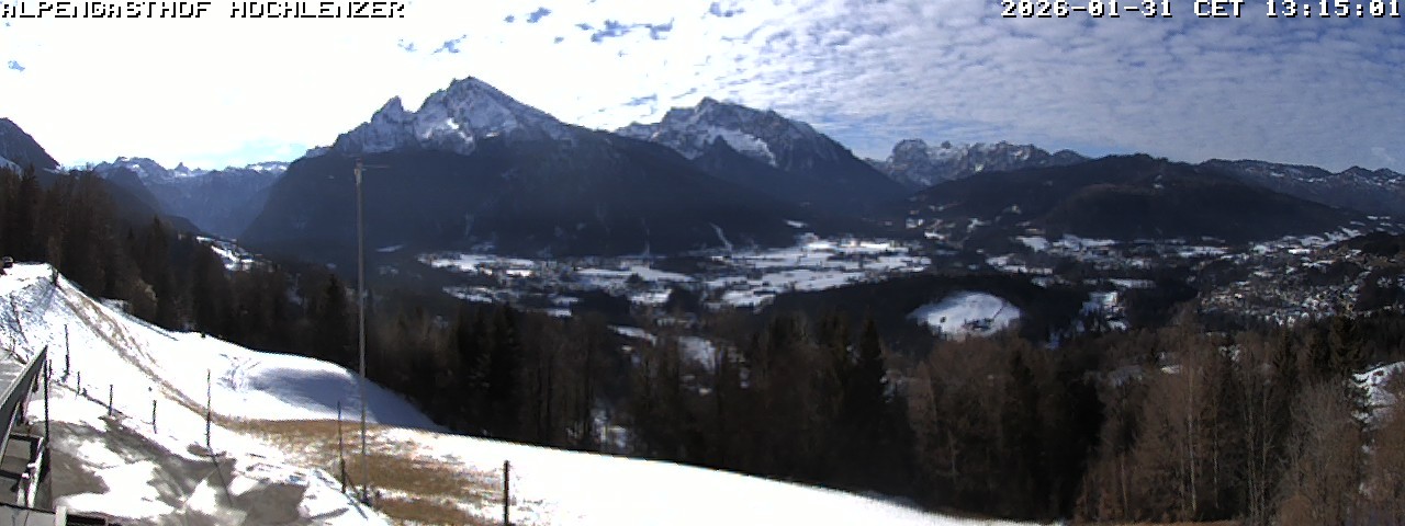 Archiv Foto Webcam Schönau am Königssee: Alpengasthof Hochlenzer