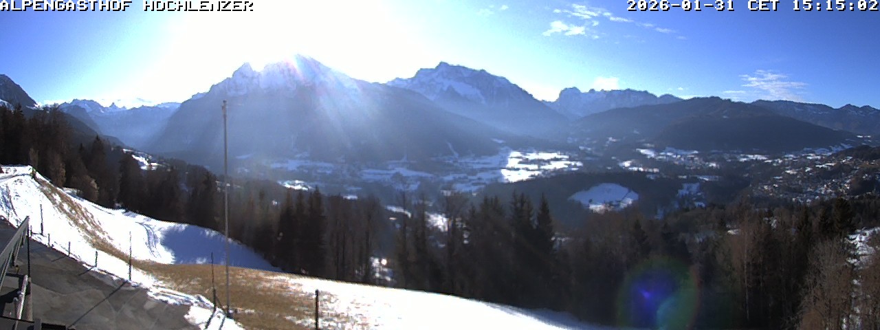 Archiv Foto Webcam Schönau am Königssee: Alpengasthof Hochlenzer