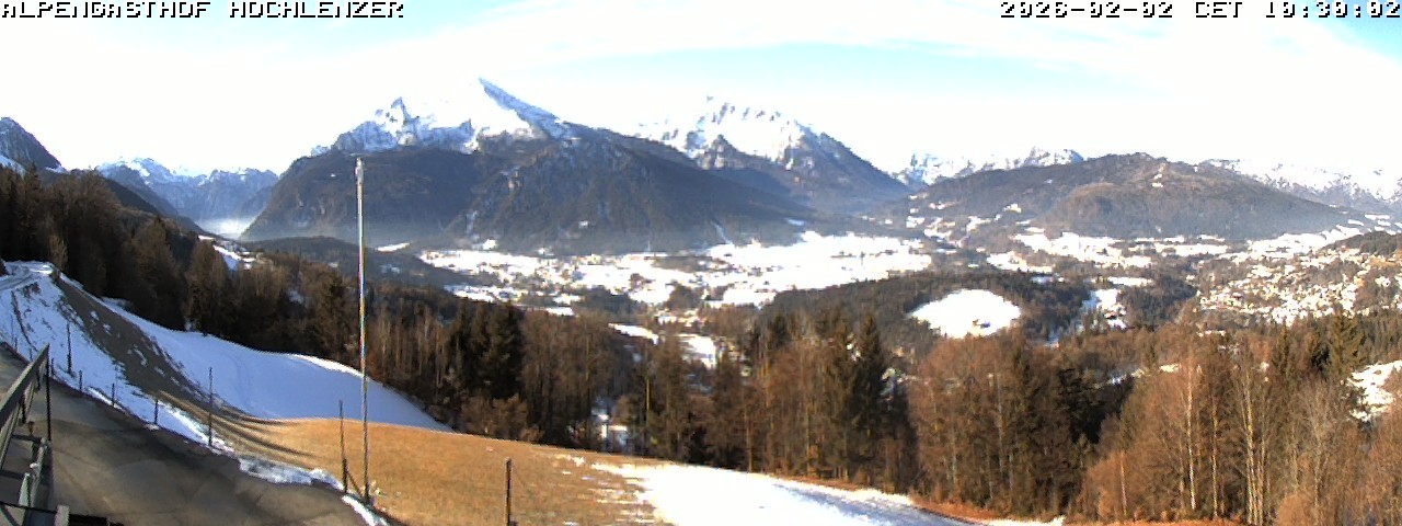 Archiv Foto Webcam Schönau am Königssee: Alpengasthof Hochlenzer