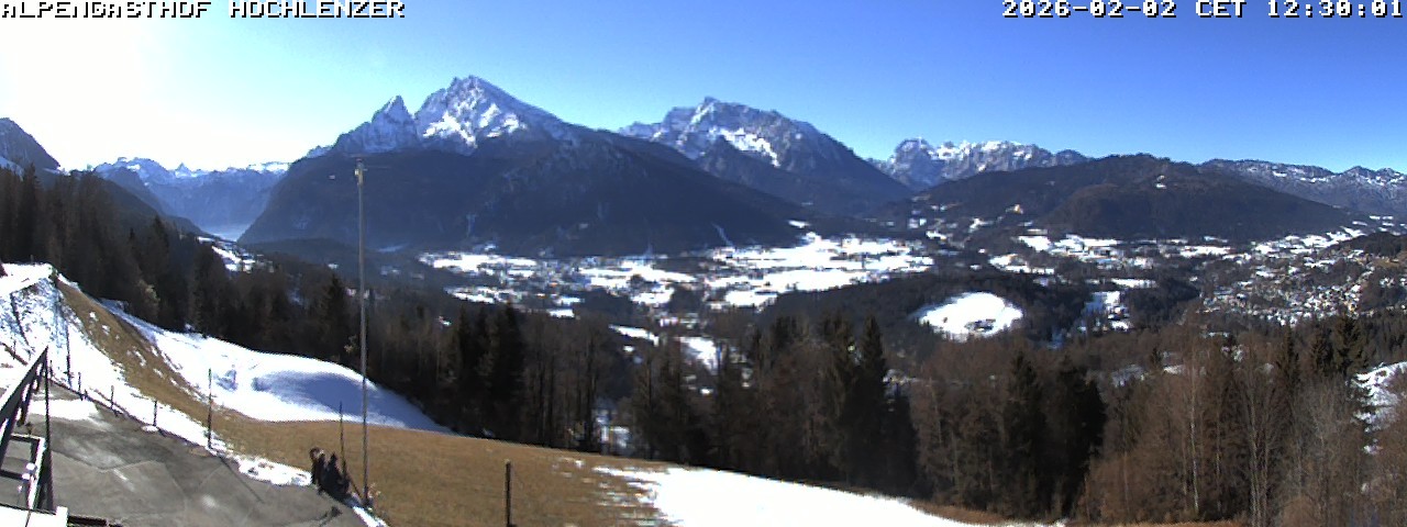 Archiv Foto Webcam Schönau am Königssee: Alpengasthof Hochlenzer
