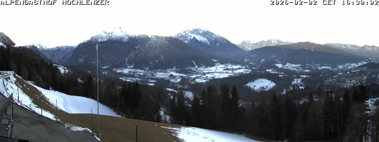 Archiv Foto Webcam Schönau am Königssee: Alpengasthof Hochlenzer