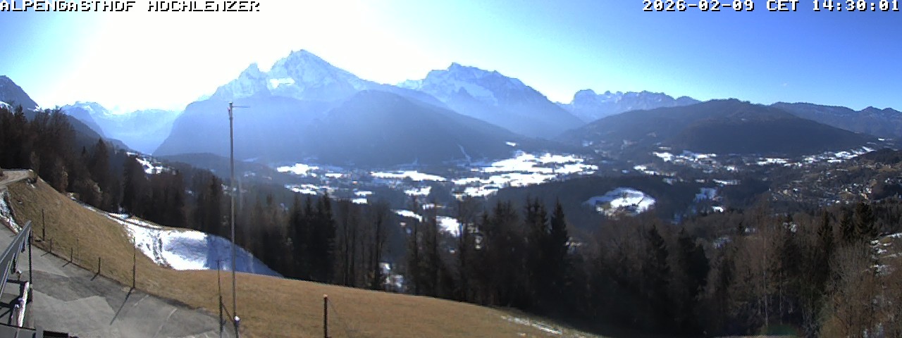 Archiv Foto Webcam Schönau am Königssee: Alpengasthof Hochlenzer