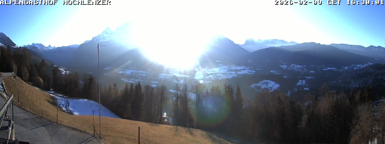 Archiv Foto Webcam Schönau am Königssee: Alpengasthof Hochlenzer