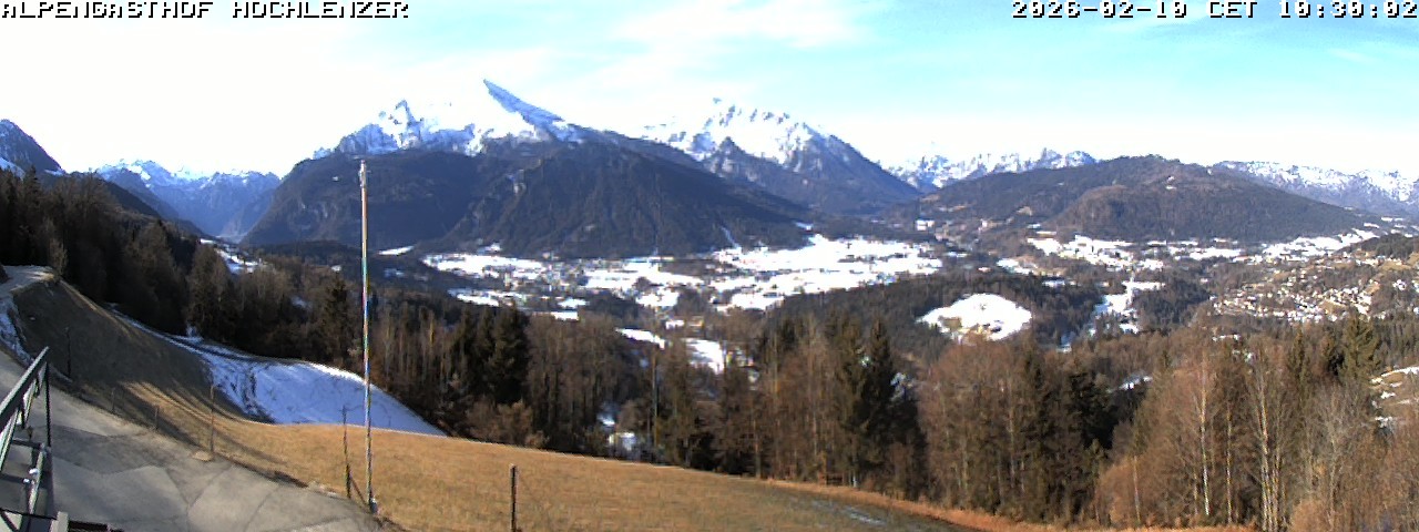 Archiv Foto Webcam Schönau am Königssee: Alpengasthof Hochlenzer