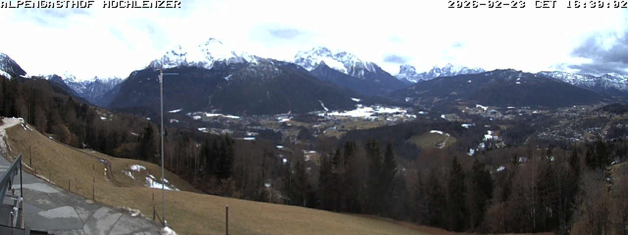 Archiv Foto Webcam Schönau am Königssee: Alpengasthof Hochlenzer