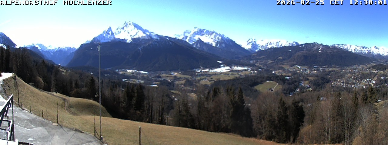 Archiv Foto Webcam Schönau am Königssee: Alpengasthof Hochlenzer