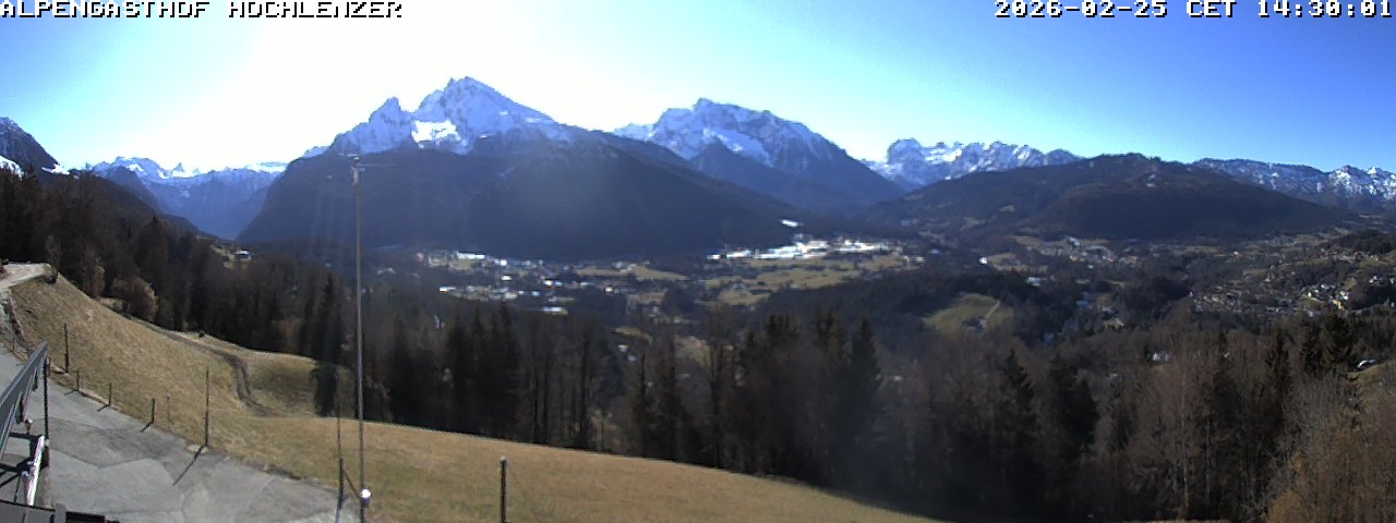 Archiv Foto Webcam Schönau am Königssee: Alpengasthof Hochlenzer