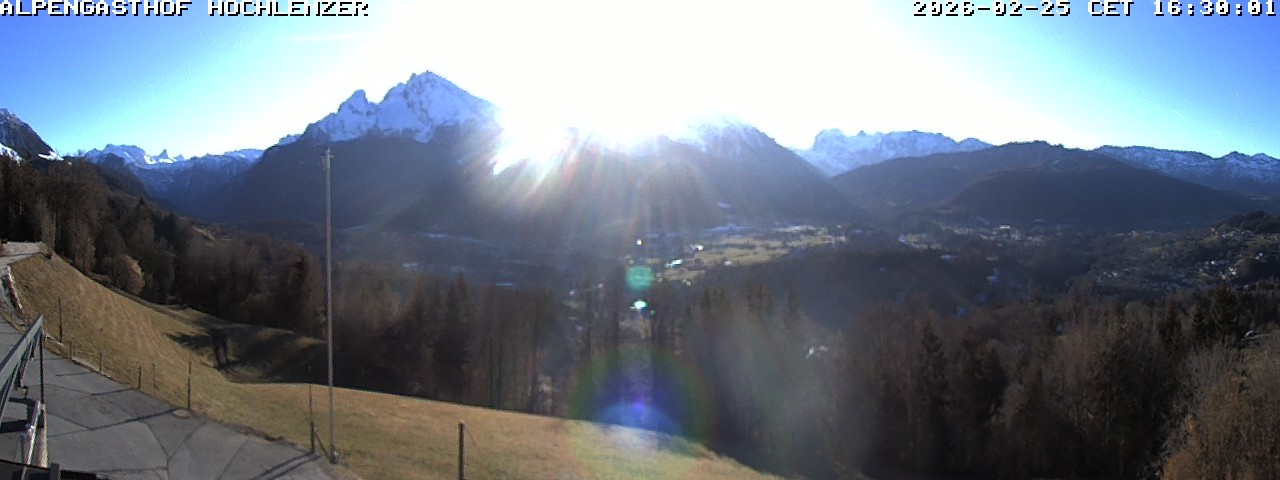 Archiv Foto Webcam Schönau am Königssee: Alpengasthof Hochlenzer