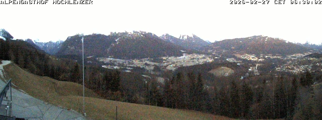 Archived image Webcam Schönau am Königssee - View Mountain Hut Hochlenzer
