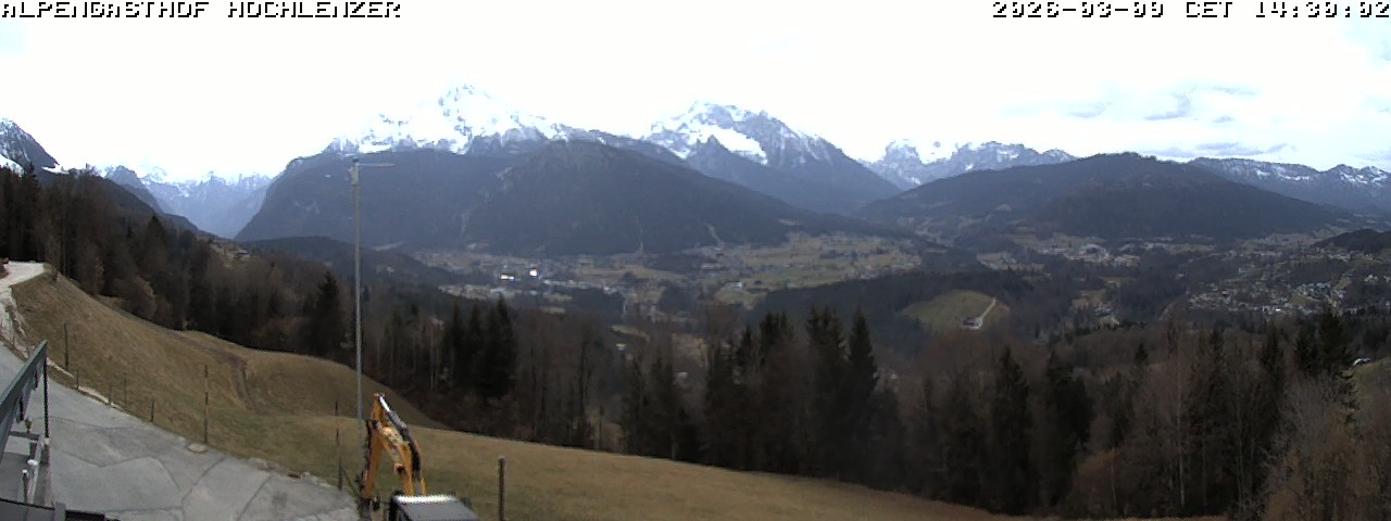 Archiv Foto Webcam Schönau am Königssee: Alpengasthof Hochlenzer