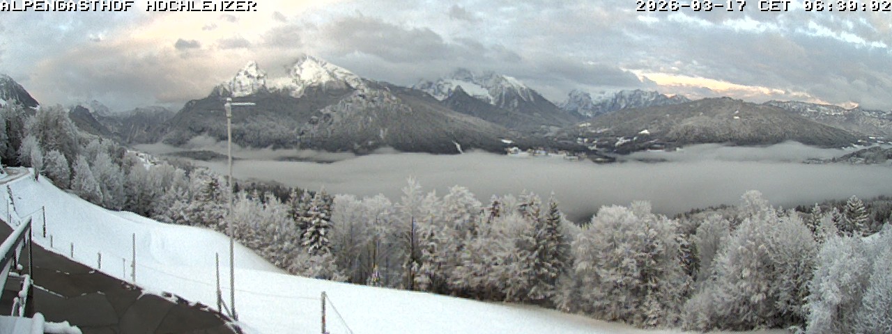 Archiv Foto Webcam Schönau am Königssee: Alpengasthof Hochlenzer