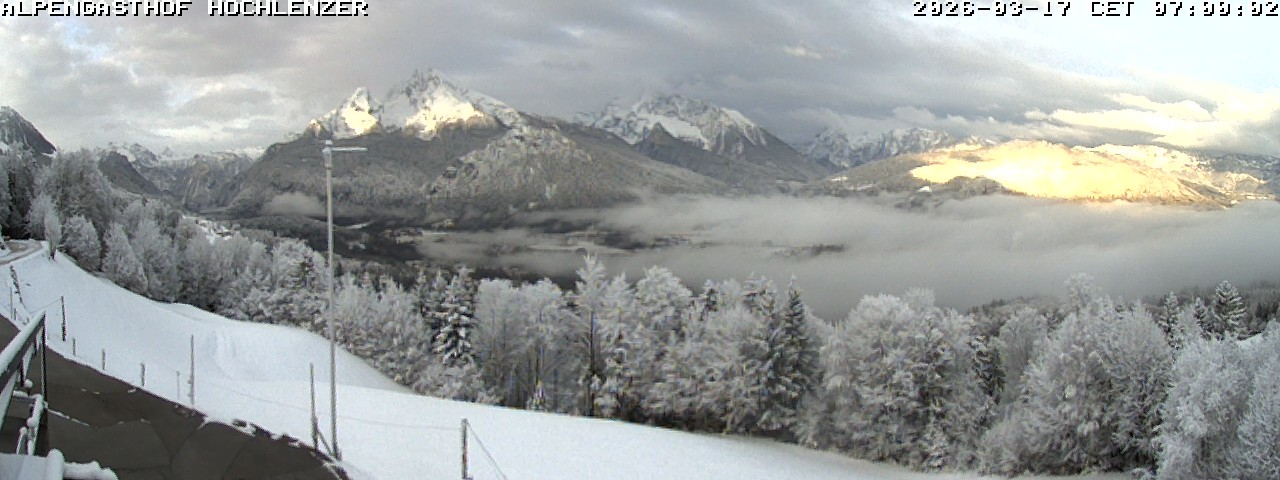 Archiv Foto Webcam Schönau am Königssee: Alpengasthof Hochlenzer