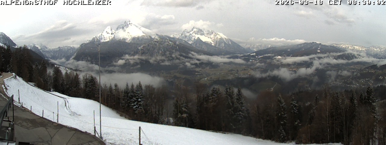 Archiv Foto Webcam Schönau am Königssee: Alpengasthof Hochlenzer