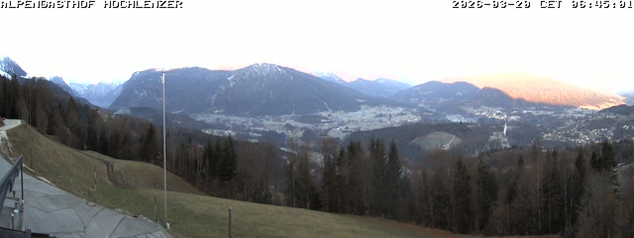 Archiv Foto Webcam Schönau am Königssee: Alpengasthof Hochlenzer