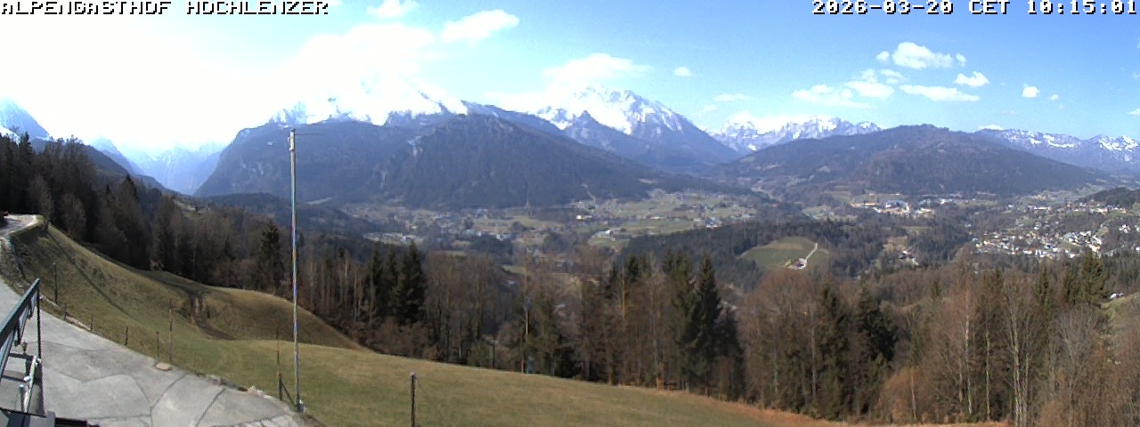Archiv Foto Webcam Schönau am Königssee: Alpengasthof Hochlenzer