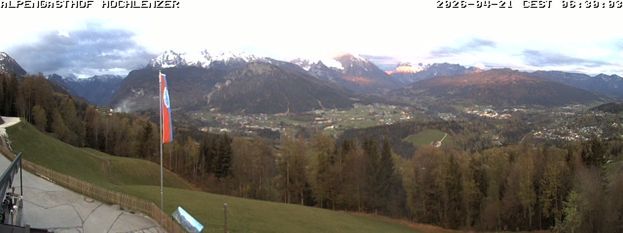 Archiv Foto Webcam Schönau am Königssee: Alpengasthof Hochlenzer