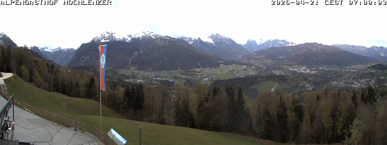 Archiv Foto Webcam Schönau am Königssee: Alpengasthof Hochlenzer