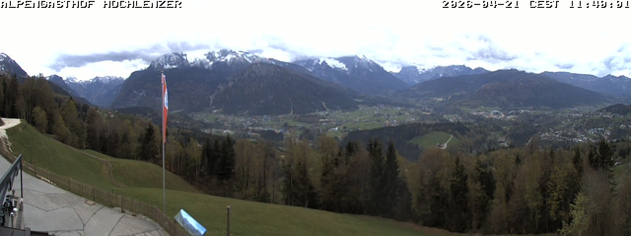 Archiv Foto Webcam Schönau am Königssee: Alpengasthof Hochlenzer