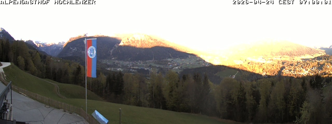 Archiv Foto Webcam Schönau am Königssee: Alpengasthof Hochlenzer