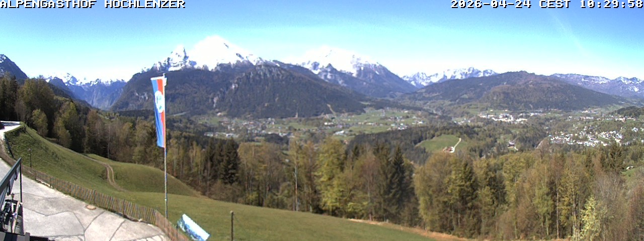 Archiv Foto Webcam Schönau am Königssee: Alpengasthof Hochlenzer