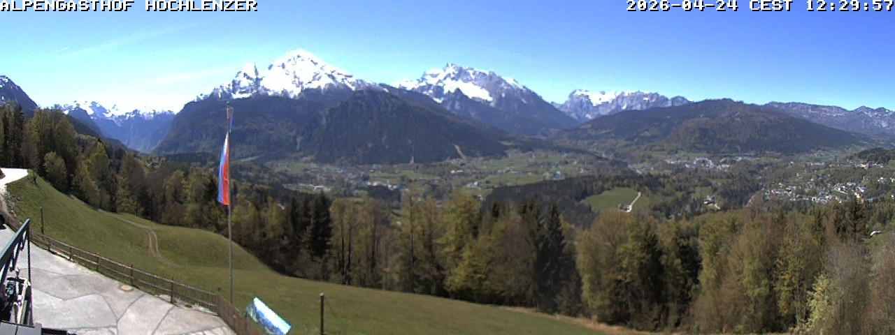 Archiv Foto Webcam Schönau am Königssee: Alpengasthof Hochlenzer