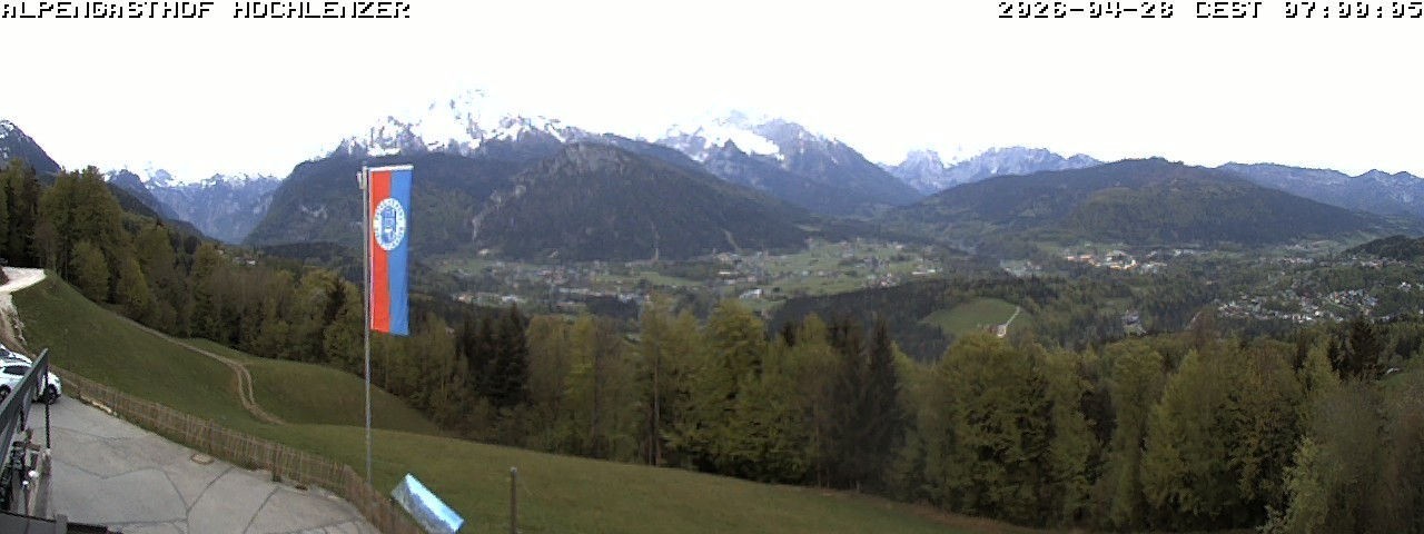 Archived image Webcam Schönau am Königssee - View Mountain Hut Hochlenzer