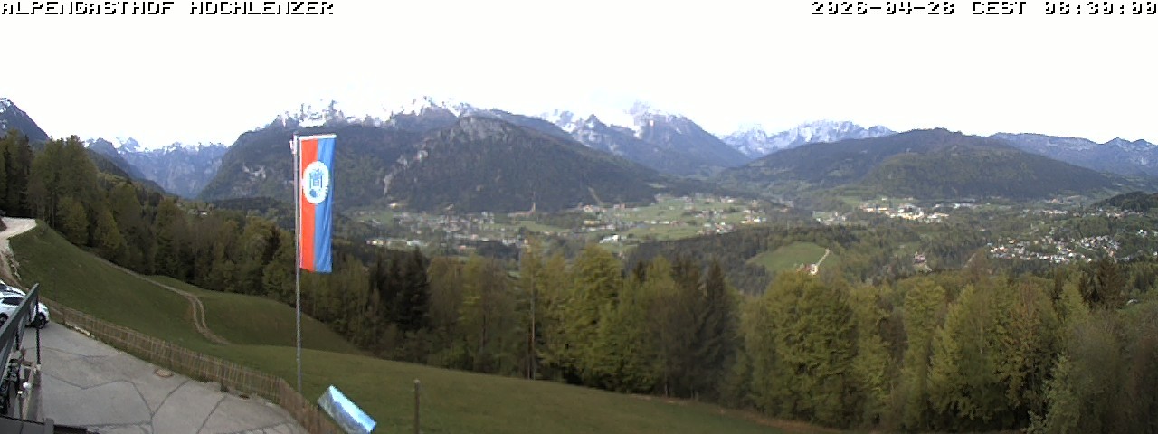 Archived image Webcam Schönau am Königssee - View Mountain Hut Hochlenzer