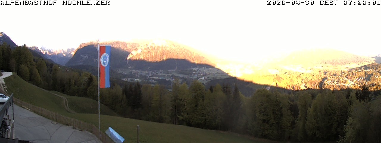 Archiv Foto Webcam Schönau am Königssee: Alpengasthof Hochlenzer